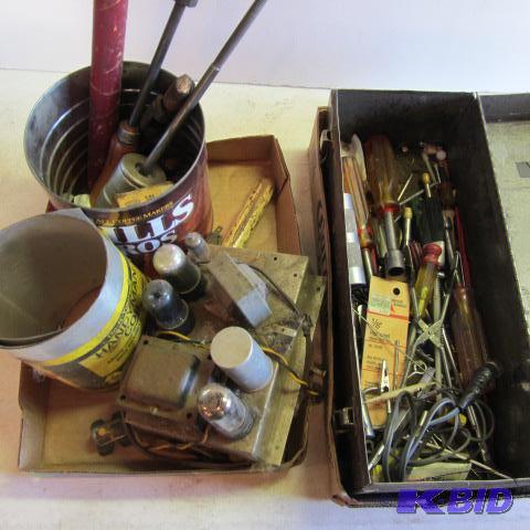 lot 165 image: Tools & Box, Solder Irons