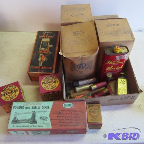 lot 177 image: Powder Measures, Scale Supplies