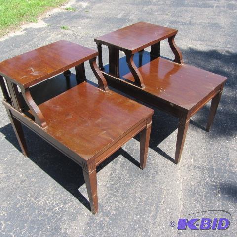 lot 224 image: Stepback Lamp Tables