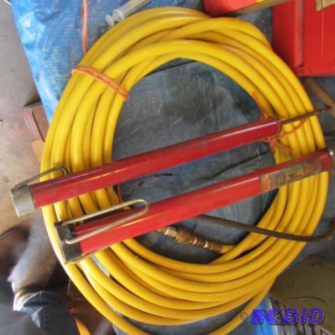 lot 46 image: Air Hose, Tire Pumps
