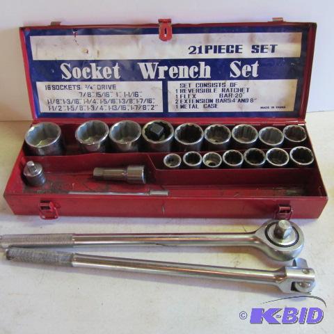 lot 55 image: HD 34in Socket Set
