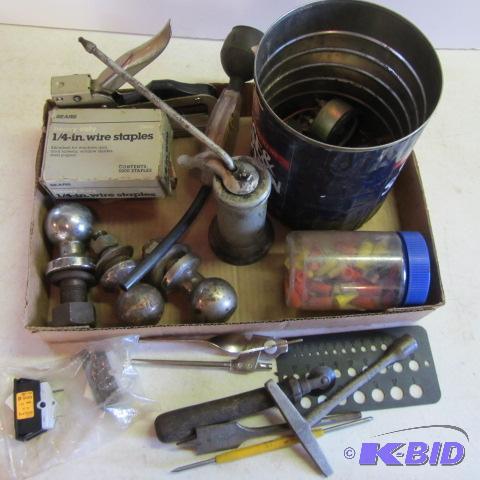 lot 68 image: Stapler, Balls, Wrenches