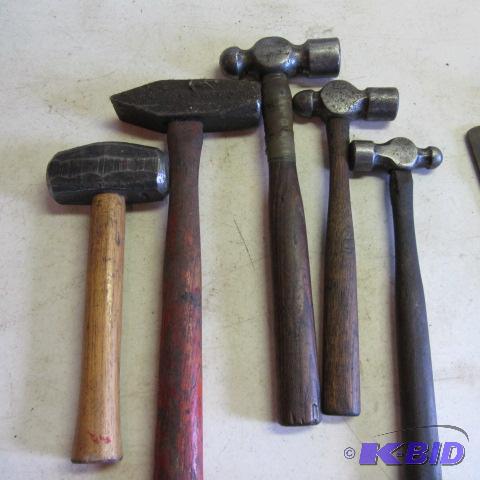 lot 81 image: Hammers, Ball Peen