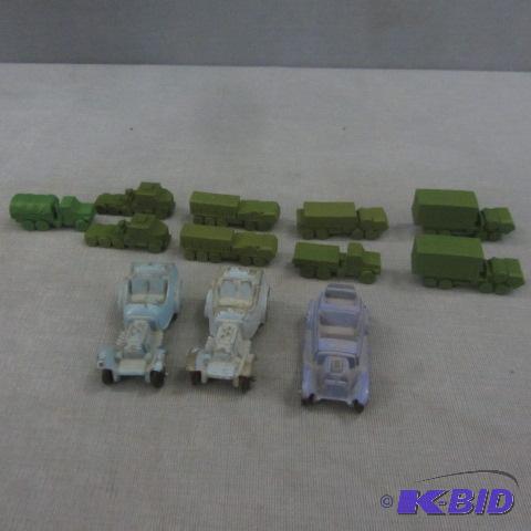 lot 105 image: Tootsie Toys, Army Trucks