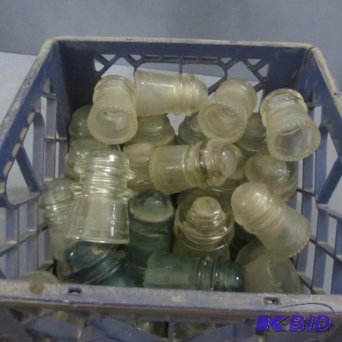 lot 154 image: Glass Insulators