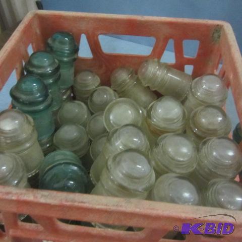 lot 155 image: Glass Insulators