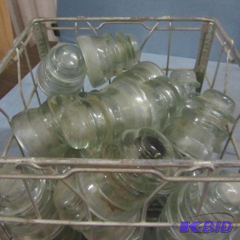 lot 156 image: Glass Insulators