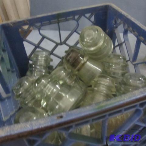 lot 157 image: Glass Insulators