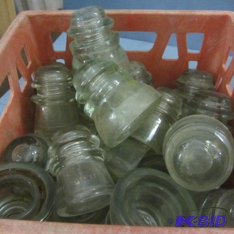 lot 158 image: Glass Insulators