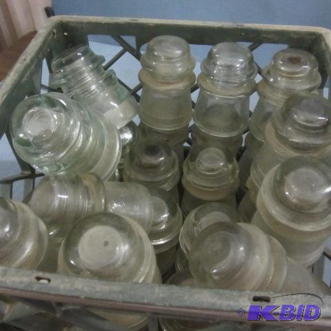 lot 159 image: Glass Insulators