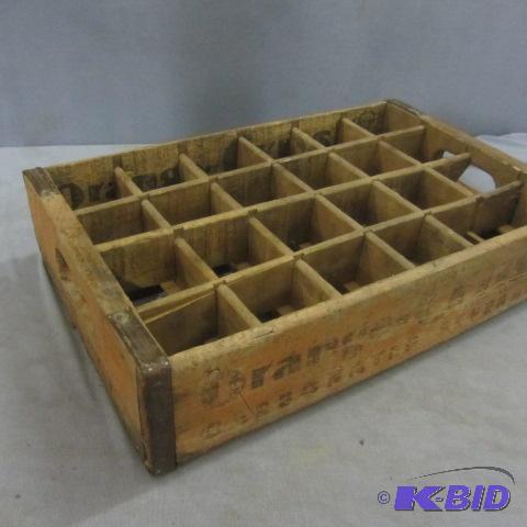lot 190 image: Orange Crush Wood Crate