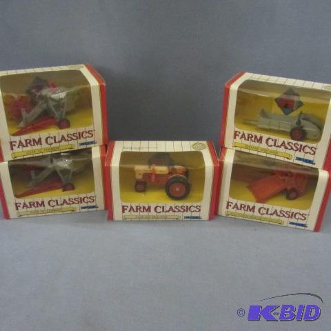 lot 33 image: Farm Classics Tractor, Implements