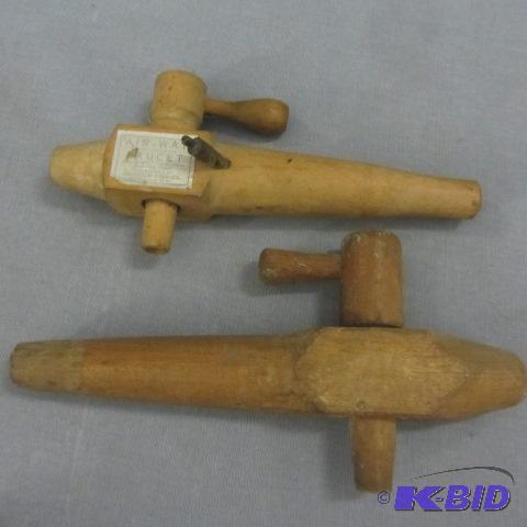 lot 45 image: Vintage Wooden Spigot