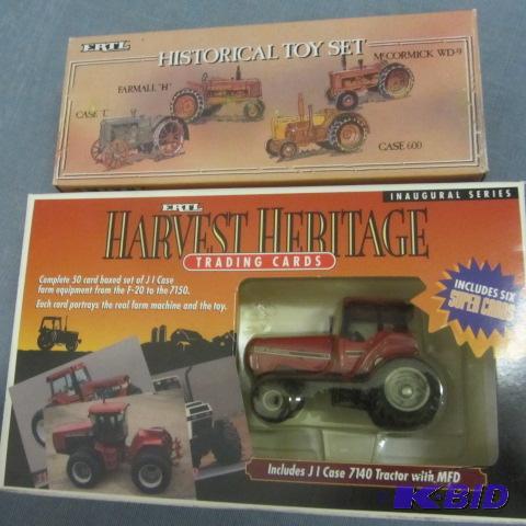 lot 55 image: ERTL Tractor Set