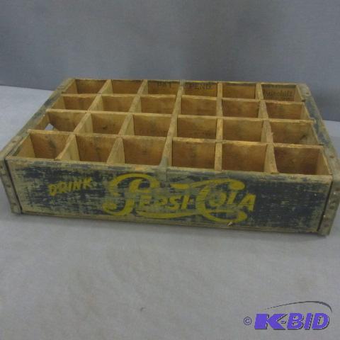 lot 94 image: Pepsi Wooden Crate