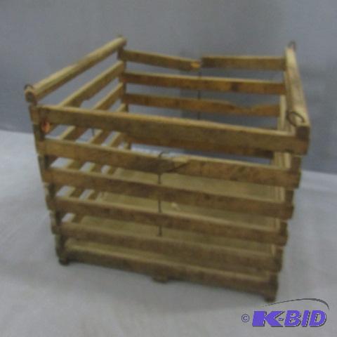 lot 96 image: Wooden Egg Crate