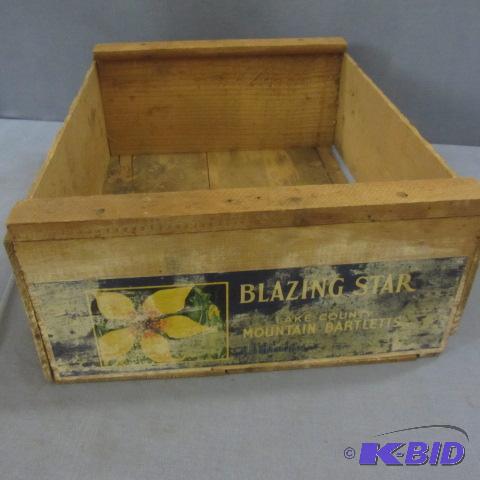 lot 97 image: Wooden Fruit Crate