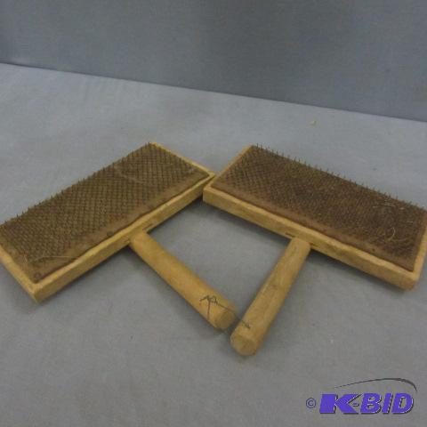 lot 99 image: Wool Carders