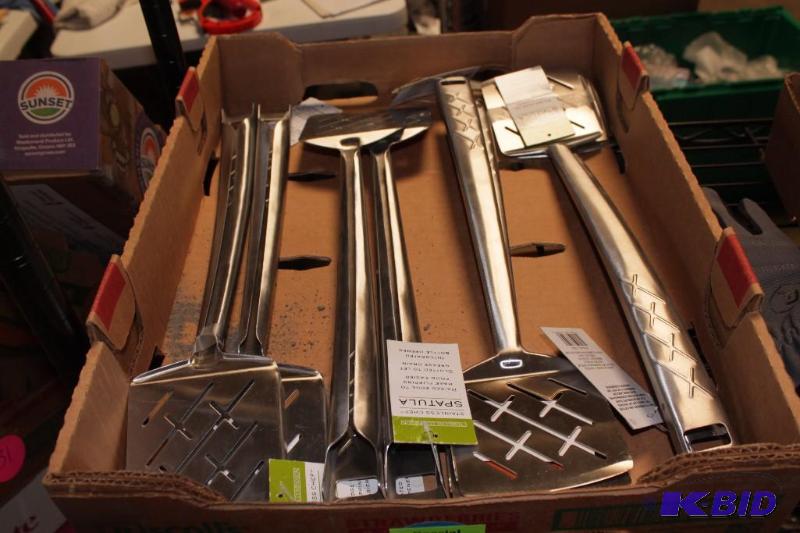 8 Stainless Steel Spatulas