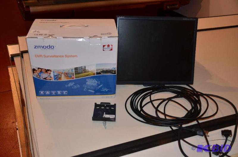 lot 26 image: Zmodo DVR Surveillance System & Nec Multi...