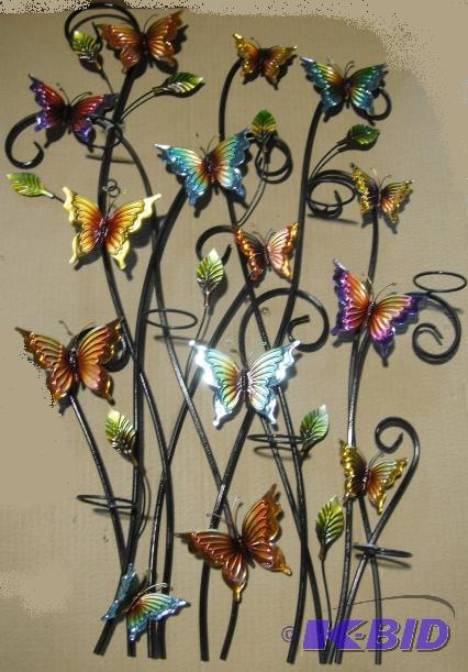 lot 15 image: Butterfly Wallchiere - 20" x 32" x ...