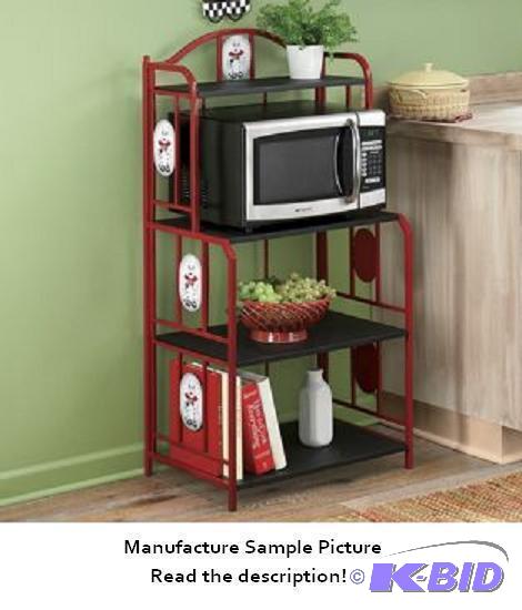 lot 17 image: Chef Microwave Stand - Storage galore - whims...