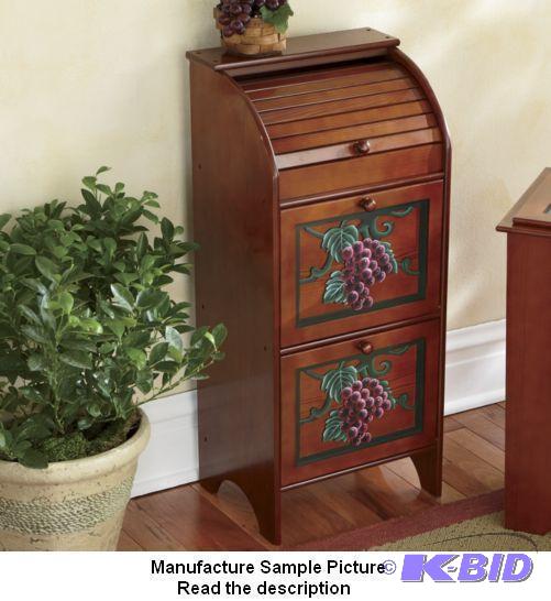 lot 27 image: Grape Veggie Bin - Features delectable purple...