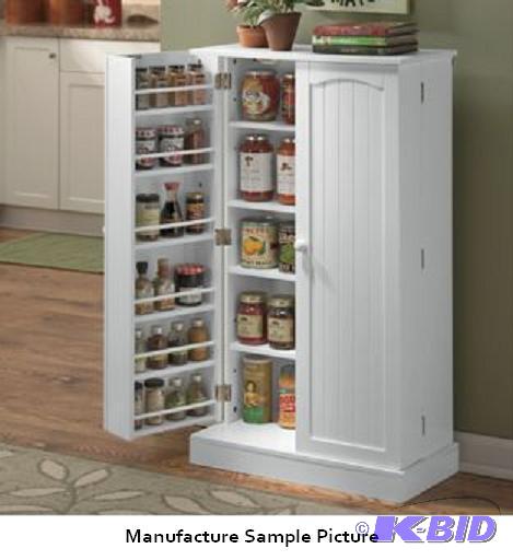 lot 4 image: Double Door Pantry - White -&nbspGet rid of ...