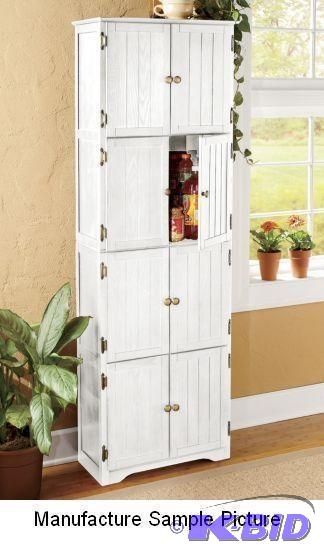 lot 7 image: White 8 Door Cabinet Exclusive - Make the mos...