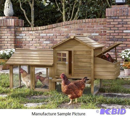 Large Cedar Chicken Coop - Designed for chick...
