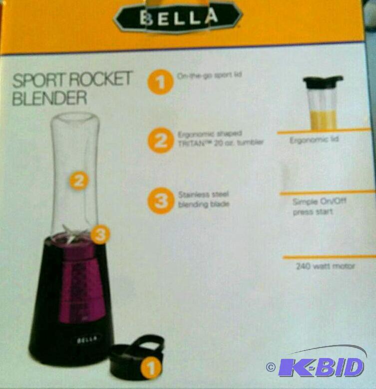lot 20 image: Bella Sport Rocket Blender