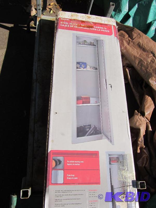 lot 158 image: Wall Security Cabinet