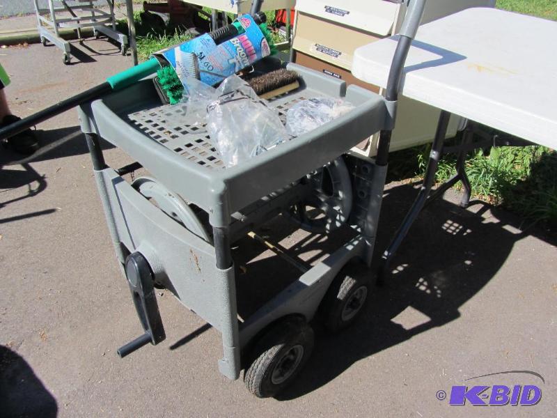 lot 162 image: Hose Reel, Brush