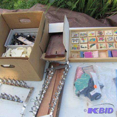 lot 225 image: Craft Stamps, Holders