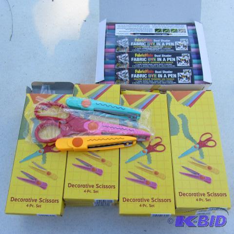 lot 233 image: Scissors, Dye Pens