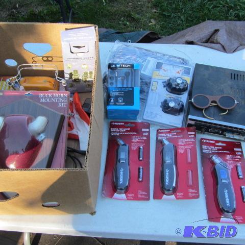 lot 240 image: Tire Gauges, Fleece Pants