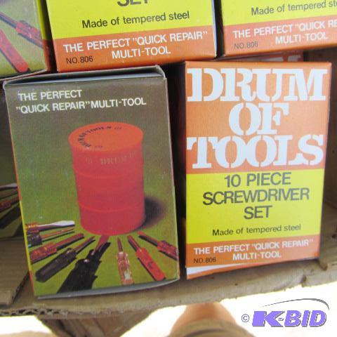 lot 49 image: Drum of Tools Sets