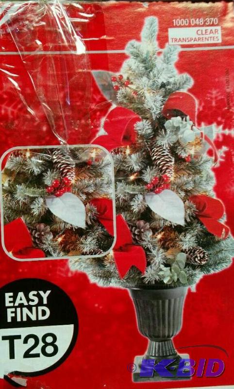 2 foot 8 inch pre-lit Christmas tree