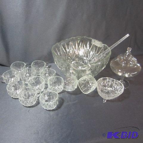 lot 106 image: Punch Set, Candy Dishes