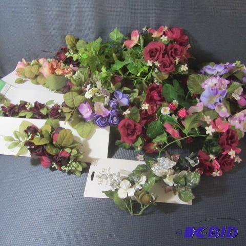 lot 126 image: Silk Flowers
