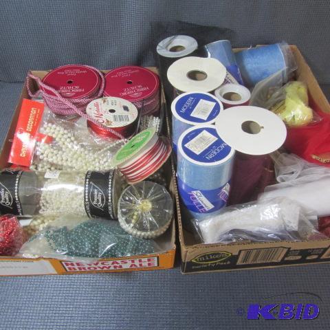 lot 133 image: Craft Ribbon, Tulle