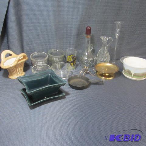 lot 166 image: Vases, Planters, Candleholders