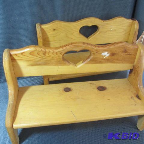 lot 183 image: Wooden Benches
