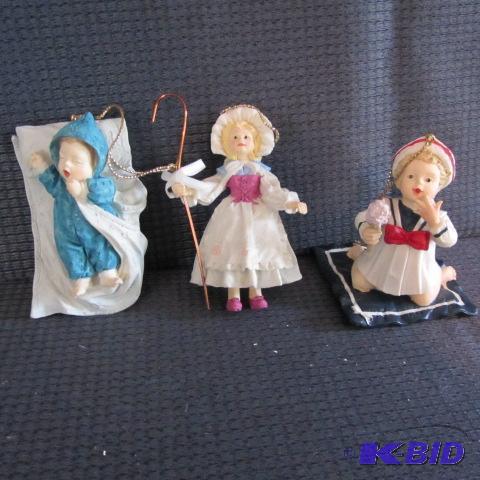 lot 243 image: Doll Ornaments