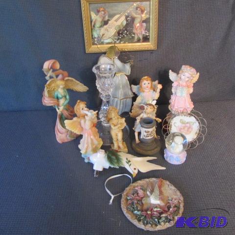 lot 285 image: Angel Figures, Print, Holder