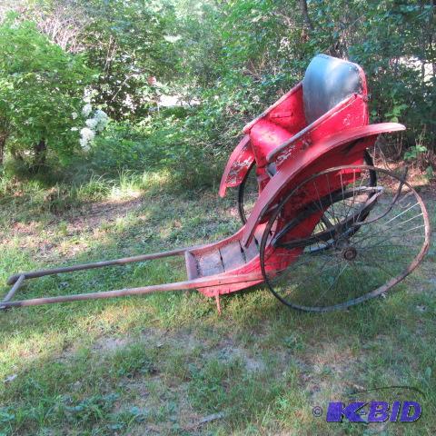 lot 303 image: Antique Rickshaw
