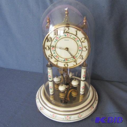 lot 319 image: W. German Anniversary Clock