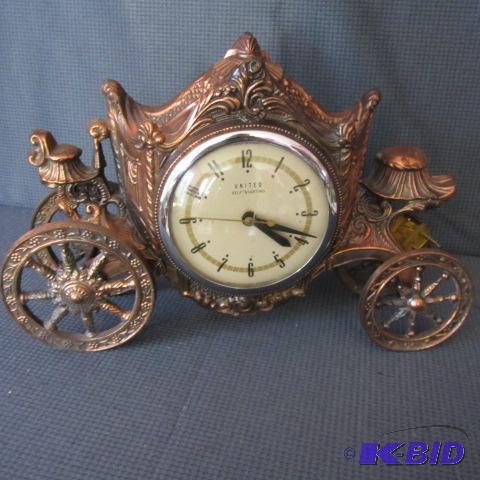 lot 320 image: Fancy Carriage Clock