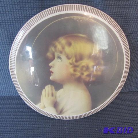 lot 337 image: Child Praying Shoe Advertising