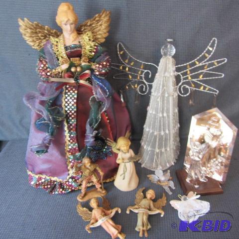 lot 346 image: Angel Tree Topper, Ornaments